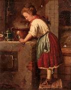 Gustave Moreau La jeune cuisiniere Spain oil painting artist